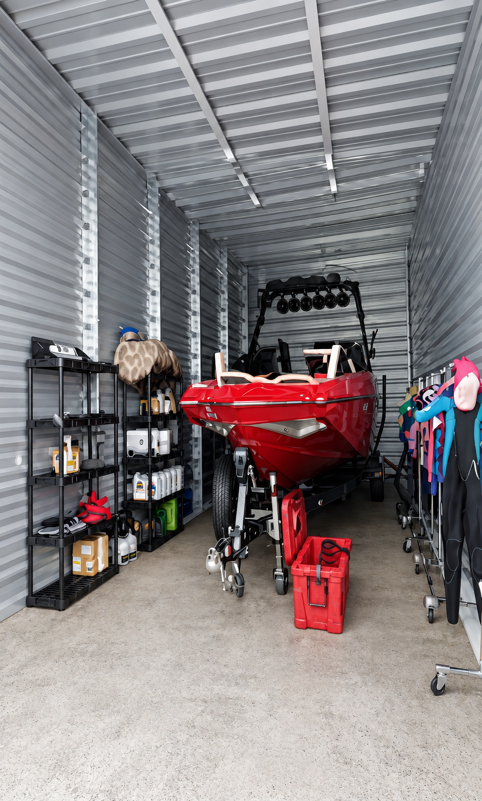Fully enclosed boat and RV storage serving Durham North Carolina