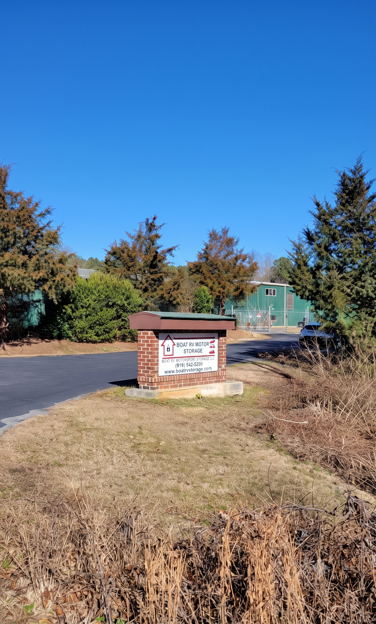 Secure indoor boat storage facility serving Chapel Hill North Carolina