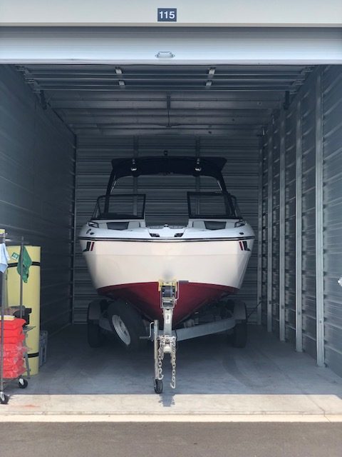 Secure indoor boat camper and RV storage serving Holly Springs North Carolina